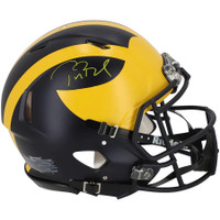 Tom Brady Autographed Michigan Speed Authentic Helmet