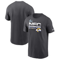 Los Angeles Rams Men's Nike 2021 NFC Champions Locker Room Trophy Collection T-Shirt - Anthracite