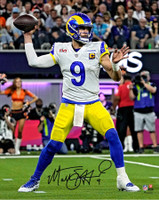 Matthew Stafford Los Angeles Rams Super Bowl LVI Champions Autographed Action 16x20