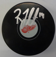 Robby Fabbri Autographed Detroit Red Wings Souvenir Puck