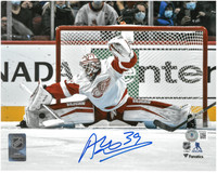 Alex Nedeljkovic Autographed Detroit Red Wings 8x10 #2 - Splits