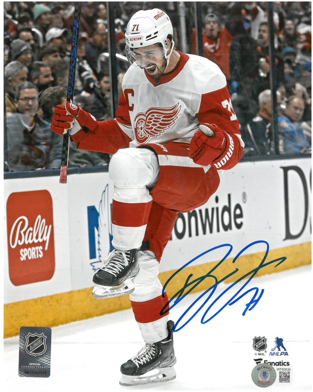 Dylan Larkin Autographed Detroit Red Wings Reebok Premier Jersey