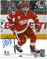 Dylan Larkin Autographed Detroit Red Wings 8x10 - Action Home