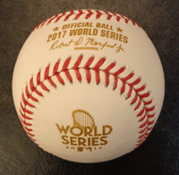 A.J. Hinch Autographed 2017 World Series Baseball (Pre-Order)