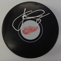 Jakub Vrana Autographed Detroit Red Wings Souvenir Puck