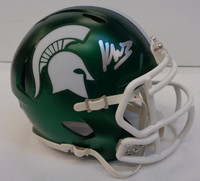 Kenneth Walker Autographed Michigan State Spartans Mini Helmet