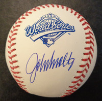 John Smoltz Autographed Official Major League 1995 World Series Baseball