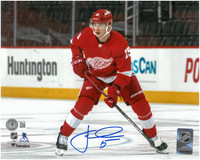 Jakub Vrana Autographed Detroit Red Wings 8x10 Photo #2