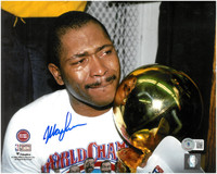 Mark Aguirre Autographed Detroit Pistons 8x10 Photo #2