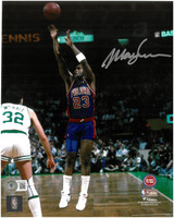 Mark Aguirre Autographed Detroit Pistons 8x10 Photo #3