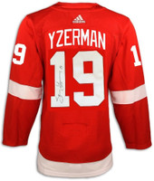 Steve Yzerman Autographed Detroit Red Wings Red Adidas Jersey (Pre-Order)
