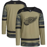 Steve Yzerman Autographed Detroit Red Wings Adidas Military Appreciation Team Authentic Practice Jersey - Camo (Pre-Order)