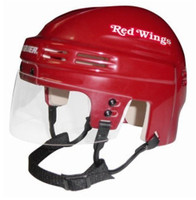 Joe Kocur Autographed Detroit Red Wings Mini Helmet - Red (Pre-Order)