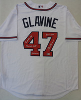 Tom Glavine Autographed Nike Replica Atlanta Braves Jersey with 4 Inscriptions