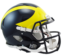 Aidan Hutchinson Autographed Michigan Wolverines Riddell Full Size Authentic Speed Helmet (Pre-Order)