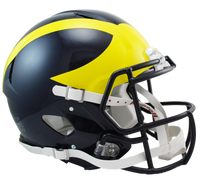 Aidan Hutchinson Autographed Michigan Wolverines Riddell Full Size Authentic Speed Helmet (Pre-Order)