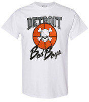Detroit Bad Boys Men's White T-Shirt