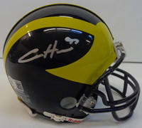 Aidan Hutchinson Autographed University of Michigan Mini Helmet