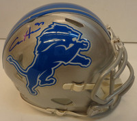 Aidan Hutchinson Autographed Detroit Lions Speed Mini Helmet