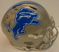 Aidan Hutchinson Autographed Detroit Lions Full Size Authentic Speed Helmet