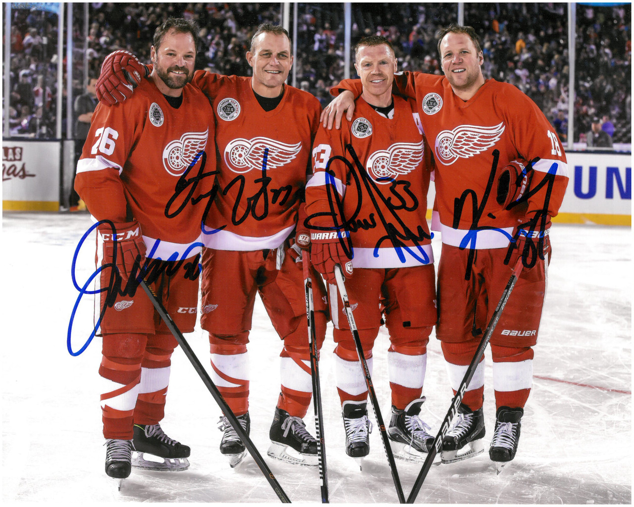 DARREN MCCARTY DETROIT RED WINGS SIGNED 16X20 PHOTO