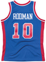 Dennis Rodman Detroit Pistons Road Swingman 1988-89 Jersey