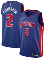 Cade Cunningham Men's Detroit Pistons  Nike Blue 2021 NBA Draft First Round Pick Swingman Jersey - Icon Edition
