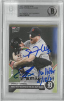 Spencer Turnbull & Eric Haase Autographed 2001 Topps Now w/ No Hitter