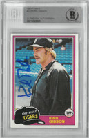 Kirk Gibson Autographed 1981 Topps Rookie Card