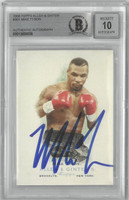 Mike Tyson Autographed 10 Grade 2006 Topps Allen & Ginter
