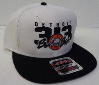 Detroit Pistons Bad Boys 313 Snapback Hat