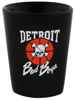 Detroit Bad Boys 2oz Shot Glass - Black
