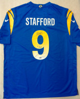 Matthew Stafford Los Angeles Rams Super Bowl LVI Champions Autographed Nike Game Jersey w/ "SB LVI Champs"