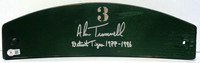 Alan Trammell  Autographed Tiger Stadium #3 Seat Slat w/ "Detroit Tigers 1977-1996"