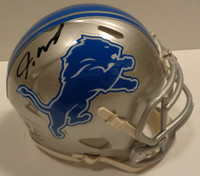 Jameson Williams Autographed Detroit Lions Speed Mini Helmet
