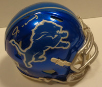 Jameson Williams Autographed Detroit Lions Flash Speed Mini Helmet