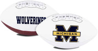 Charles Woodson Autographed University of Michigan White Panel Football (Pre-Order)