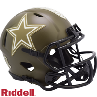 Dallas Cowboys Riddell Salute To Service Mini Helmet