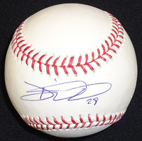 Danny Worth Autographed Baseball - Official Major League Ball