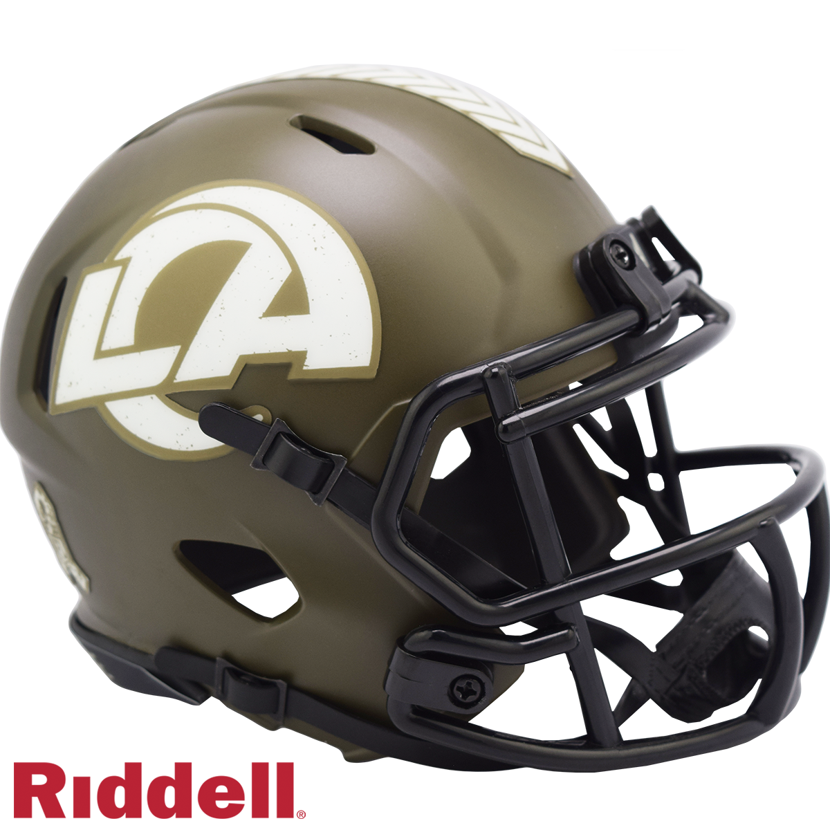 Los Angeles Rams Riddell Salute To Service Mini Helmet - Detroit