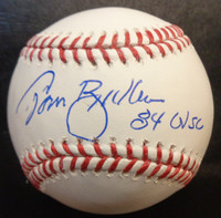 Tom Brookens Autographed Baseball - Official Major League Ball w/ "84 WSC"