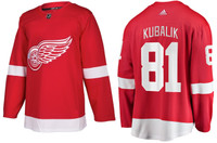 Dominik Kubalik Autographed Detroit Red Wings Adidas Red Jersey (Pre-Order)