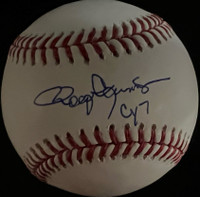 Roger  Clemens Autographed Baseball w/ CY7 - Official Major League