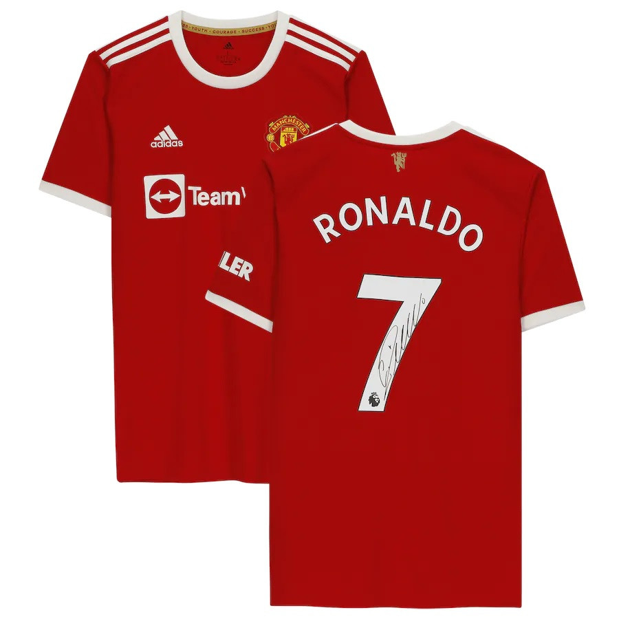 Cristiano Ronaldo Autographed Manchester United Jersey - Detroit City Sports