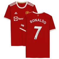 Cristiano Ronaldo Autographed Manchester United Jersey