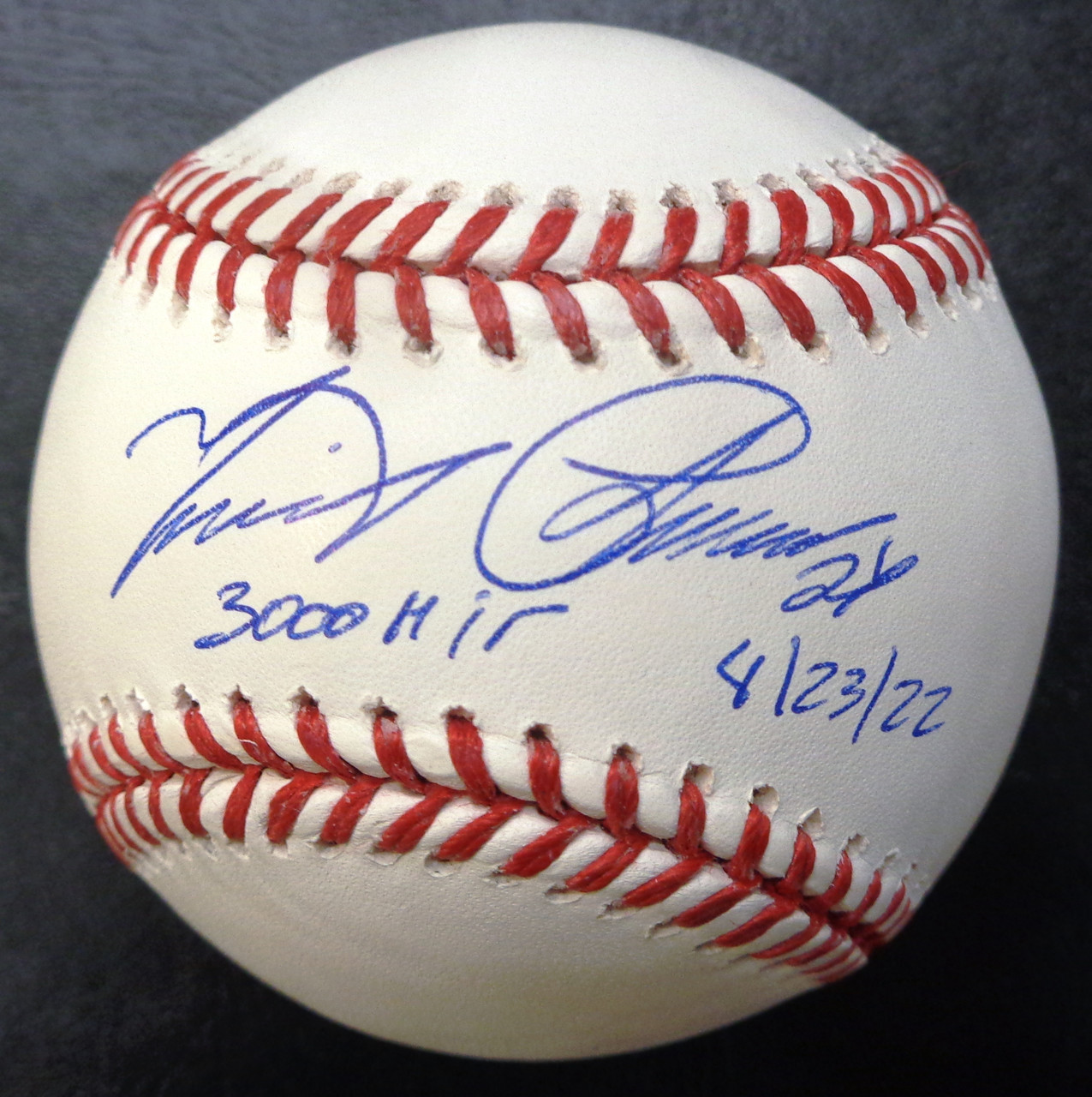 Miguel Cabrera Autographed Official Major League Baseball w/ "3000 Hit  4/23/22" - Detroit City Sports