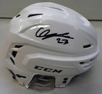 Lucas Raymond Autographed Full Size CCM Helmet - White