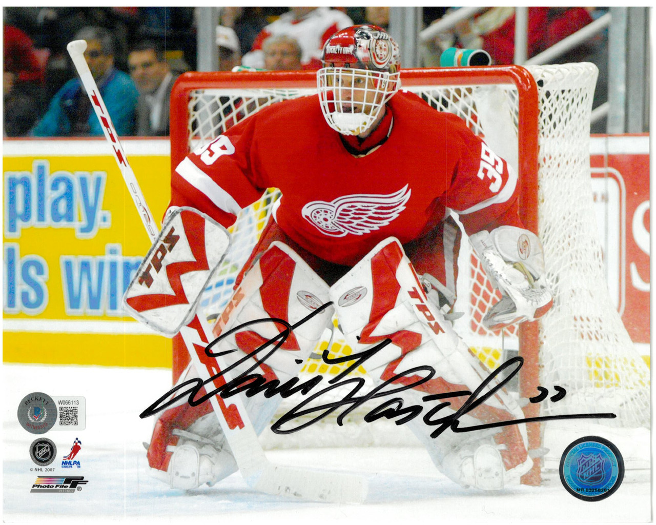 Dominik Hasek Autographed Signed Framed Detroit Red Wings 
