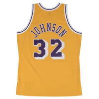 Magic Johnson LA Lakers 1984-85 Swingman Jersey