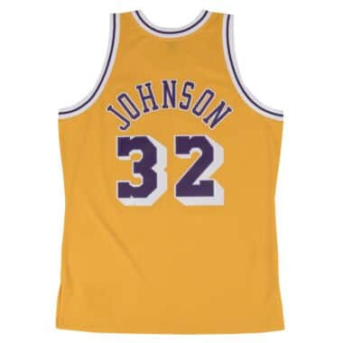 Magic Johnson LA Lakers 1984-85 Swingman Jersey - Detroit City Sports
